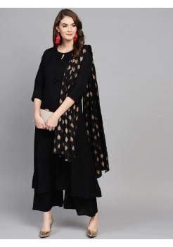 Black Pant Suit Readymade